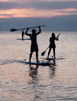 aulas de grupo de stand up paddle